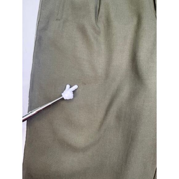 Everlane Olive Wide-Leg Crop Pants Women’s Size 2S Tencel Organic Cotton - Picture 16 of 16